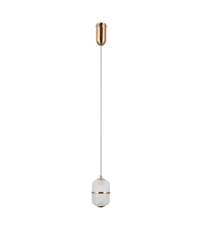 Alani Slim Pendant Ceiling Light Gold 3000K Warm White-1