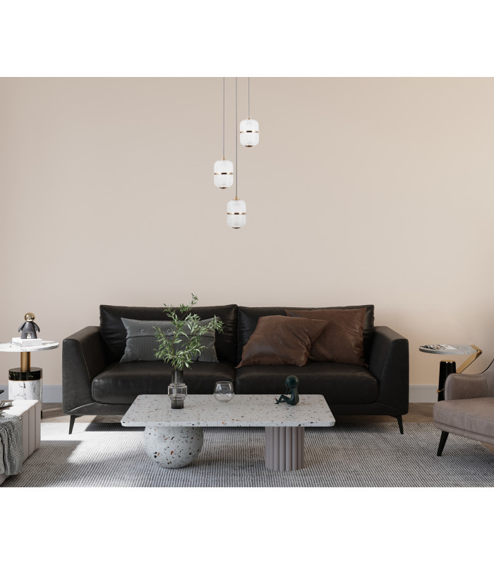 Alani Cluster Pendant Ceiling Light Gold 3000K Warm White 3xLED-5