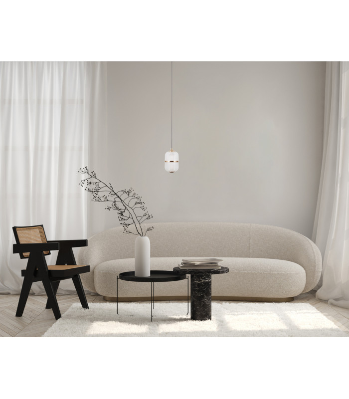 Alani Slim Pendant Ceiling Light Gold 3000K Warm White-5