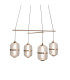 Alani Multi Arm Pendant Ceiling Light Gold 3000K Warm White 4xLED-3