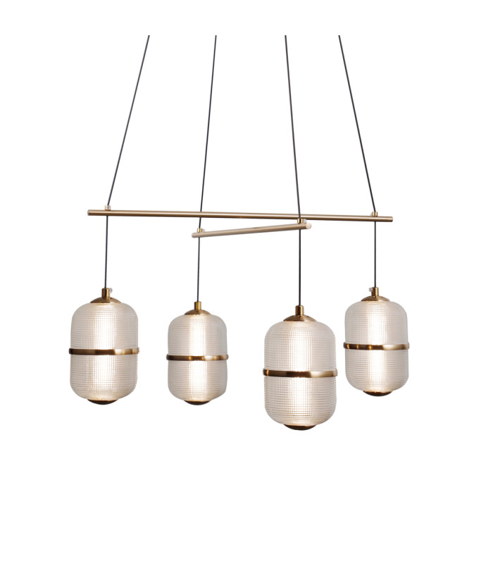 Alani Multi Arm Pendant Ceiling Light Gold 3000K Warm White 4xLED-3