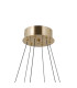 Alani Multi Arm Pendant Ceiling Light Gold 3000K Warm White 6xLED-3