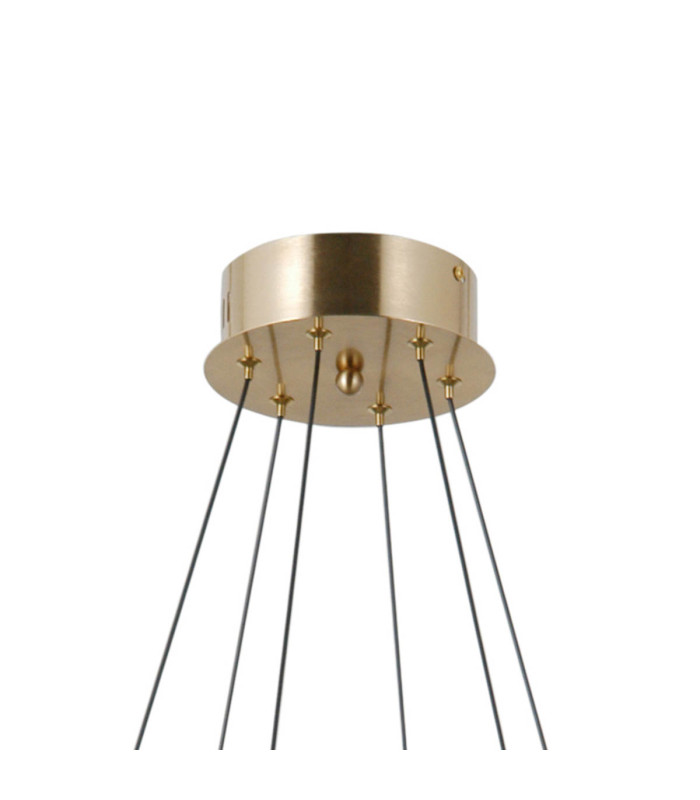 Alani Multi Arm Pendant Ceiling Light Gold 3000K Warm White 6xLED-3