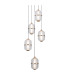 Alani Cluster Pendant Ceiling Light Gold 3000K Warm White 5xLED-3