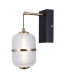 Alani Wall Lamp Matt Black Gold 3000K Warm White-2