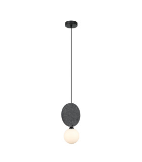Andrea Slim Pendant Ceiling Light Black Dark Grey-2