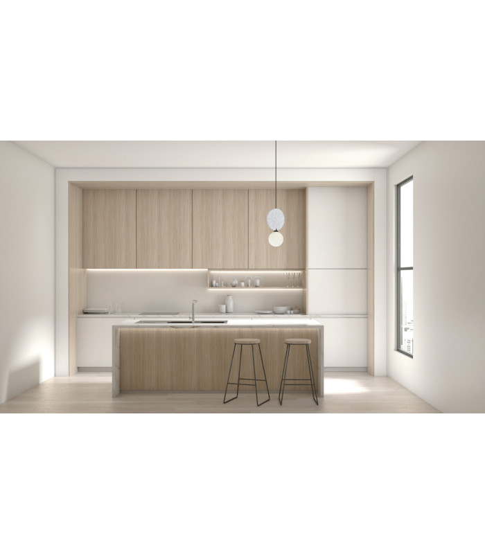 Andrea Slim Pendant Ceiling Light Black Light Grey-5