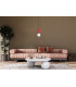 Andrea Slim Pendant Ceiling Light Black Red-5
