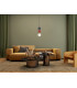 Andrea 37cm Slim Pendant Ceiling Light Black Grey Red-5
