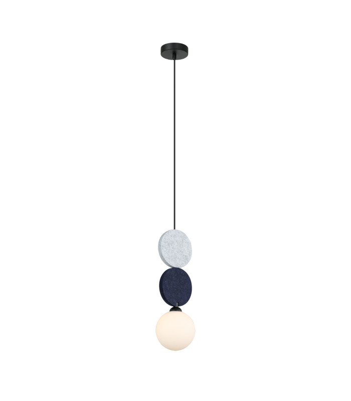 Andrea Slim Pendant Ceiling Light Black Grey Blue Navy Blue-2