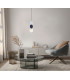 Andrea Slim Pendant Ceiling Light Black Grey Blue Navy Blue-5