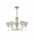 Ceiling Pendant 5 Light Antique Brass, Clear Glass - 1