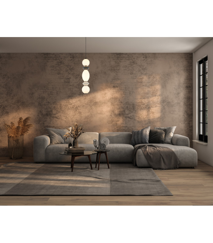 Balos IV Slim Pendant Ceiling Light Matt Black with Opal Grey Ceramic Shades 3000K Warm White-5