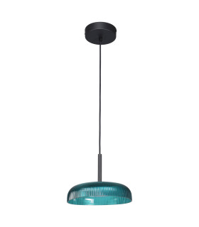 Colle Dome Pendant Ceiling Light Green Black 3000K Warm White-1