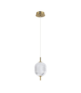 Corado 29cm Slim Pendant Ceiling Light Gold 3000K Warm White-1