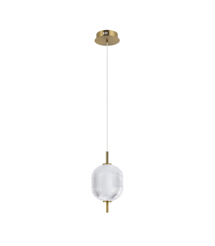 Corado 29cm Slim Pendant Ceiling Light Gold 3000K Warm White-1