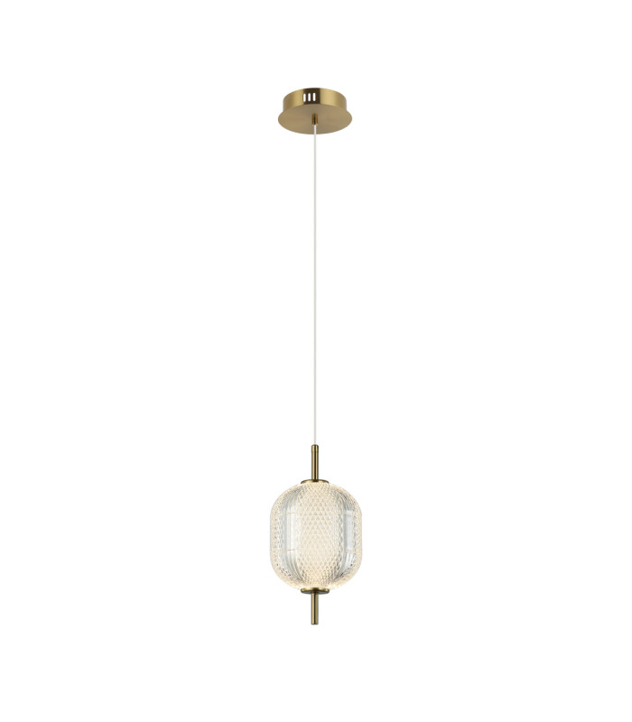 Corado 29cm Slim Pendant Ceiling Light Gold 3000K Warm White-4