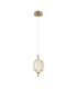 Corado 29cm Slim Pendant Ceiling Light Gold 3000K Warm White-4