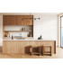 Elice Bar Pendant Ceiling Light Black Brass 4xGU10-5