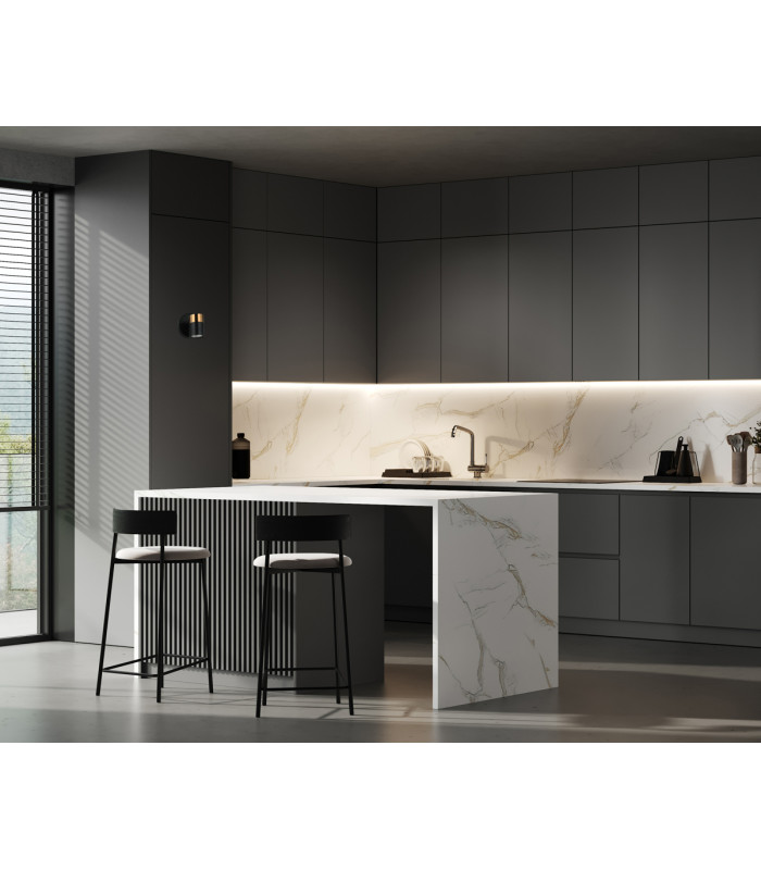 Elice Single Spotlight Black Brass-5
