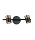 Elice Twin Ceiling Spotlight Black Brass 2xGU10-2