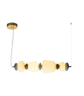 Evans I Bar Pendant Ceiling Light Gold 3000K Warm White-2