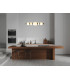 Evans III Bar Pendant Ceiling Light Gold 3000K Warm White-5