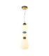 Evans 58cm Slim Pendant Ceiling Light Gold 3000K Warm White-1