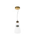 Evans 37cm Slim Pendant Ceiling Light Gold 3000K Warm White-1