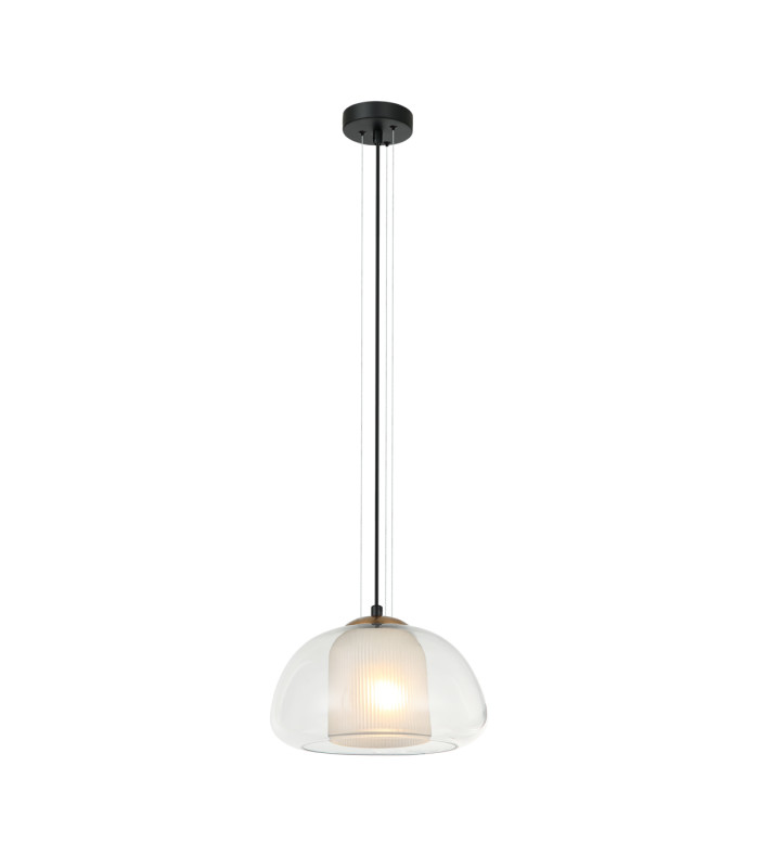Feder I Dome Pendant Ceiling Light Black-2