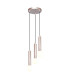 Filano Cluster Pendant Ceiling Light Coffee 3xG9-2