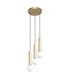 Filano Cluster Pendant Ceiling Light Gold 3xG9-1