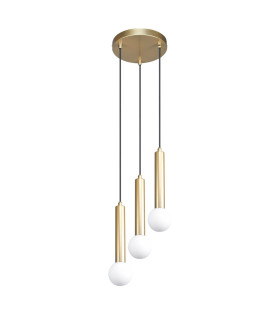 Filano Cluster Pendant Ceiling Light Gold 3xG9-1