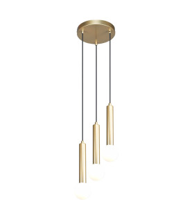 Filano Cluster Pendant Ceiling Light Gold 3xG9-2