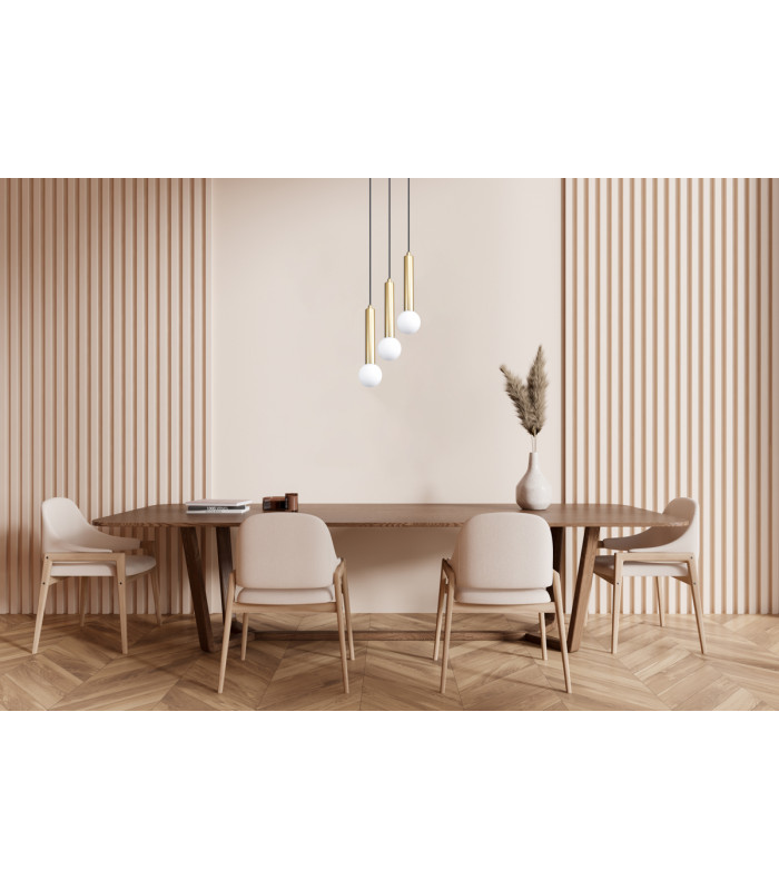 Filano Cluster Pendant Ceiling Light Gold 3xG9-5