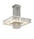 Semi Flush Ceiling 8 Light Polished Chrome, Crystal - 1