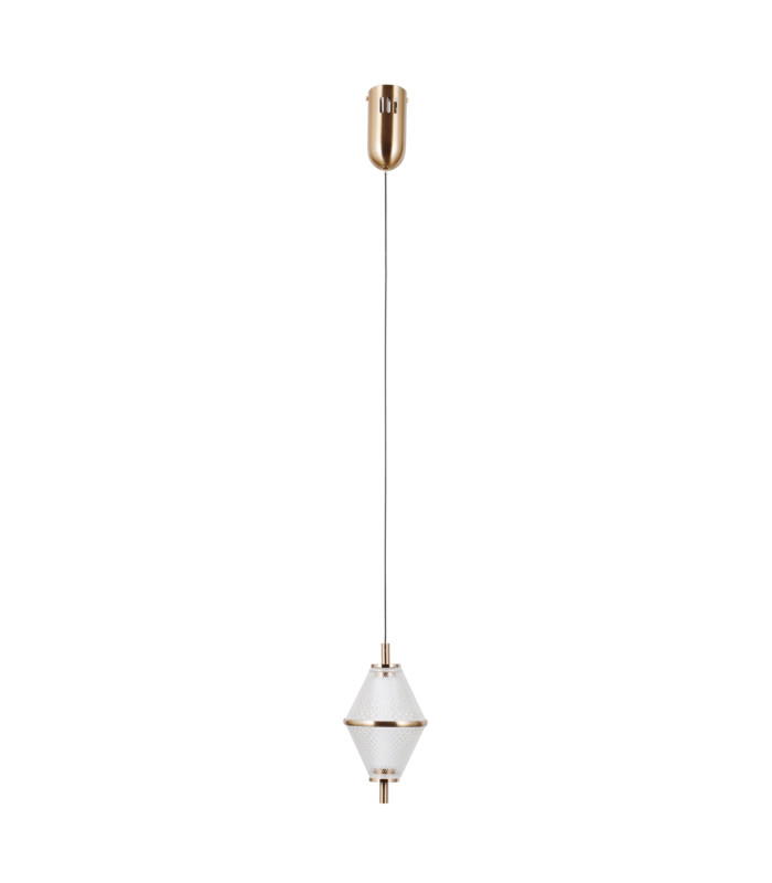 Fuente Slim Pendant Ceiling Light Gold 3000K Warm White-1
