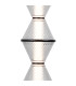 Fuente Slim Pendant Ceiling Light Matt Black 3000K Warm White 3xLED-3