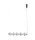 Fuente Bar Pendant Ceiling Light Matt Black 3000K Warm White 5xLED-1