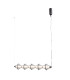 Fuente Bar Pendant Ceiling Light Matt Black 3000K Warm White 5xLED-2