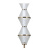 Fuente Slim Pendant Ceiling Light Gold 3000K Warm White 3xLED-3
