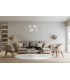 Fuente Cluster Pendant Ceiling Light Gold 3000K Warm White 6xLED-5