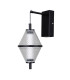 Fuente Wall Lamp Matt Black Chrome 3000K Warm White-1