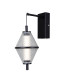 Fuente Wall Lamp Matt Black Chrome 3000K Warm White-2