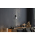 Fuente Wall Lamp Matt Black Chrome 3000K Warm White-5