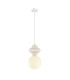 Latera Slim Pendant Ceiling Light White Vanilla Matt White-2