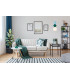 Latera Slim Pendant Ceiling Light Blue Green Matt White-5
