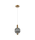 Lenti Slim Pendant Ceiling Light Brass 3000K Warm White 1xLED-1