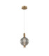 Lenti Slim Pendant Ceiling Light Brass 3000K Warm White 1xLED-2