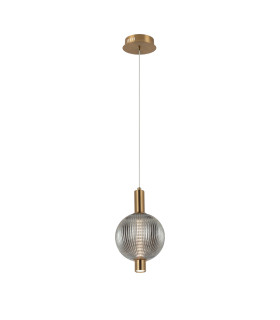 Lenti Slim Pendant Ceiling Light Brass 3000K Warm White 1xLED-2